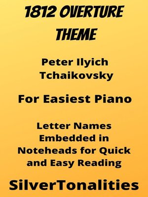 cover image of 1812 Overture Theme Easiest Piano Sheet Music